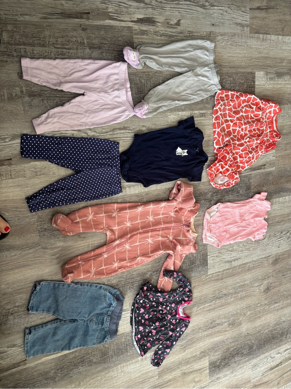 Carter's Light Purple Striped Baby Onesie